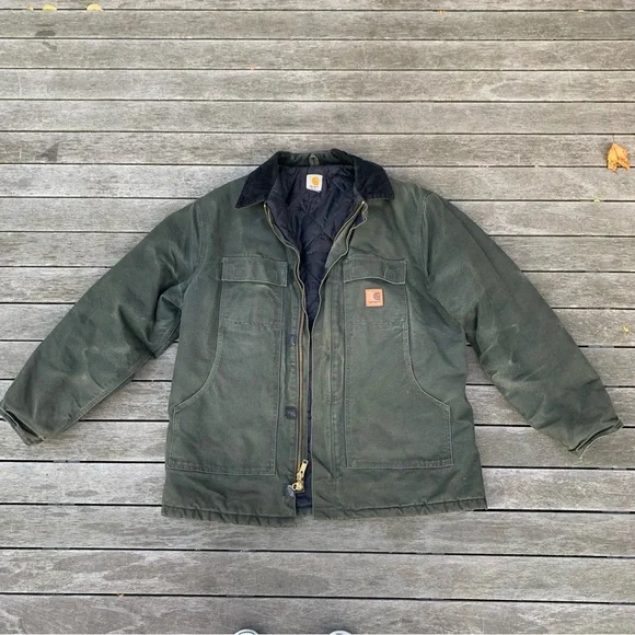 Carhartt C26 MOS Sandstone Duck Arctic Quilt Lined Traditional Workwear Coat XLT - Picture 4 of 17